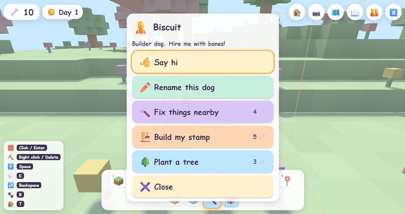 Hiring a builder dog