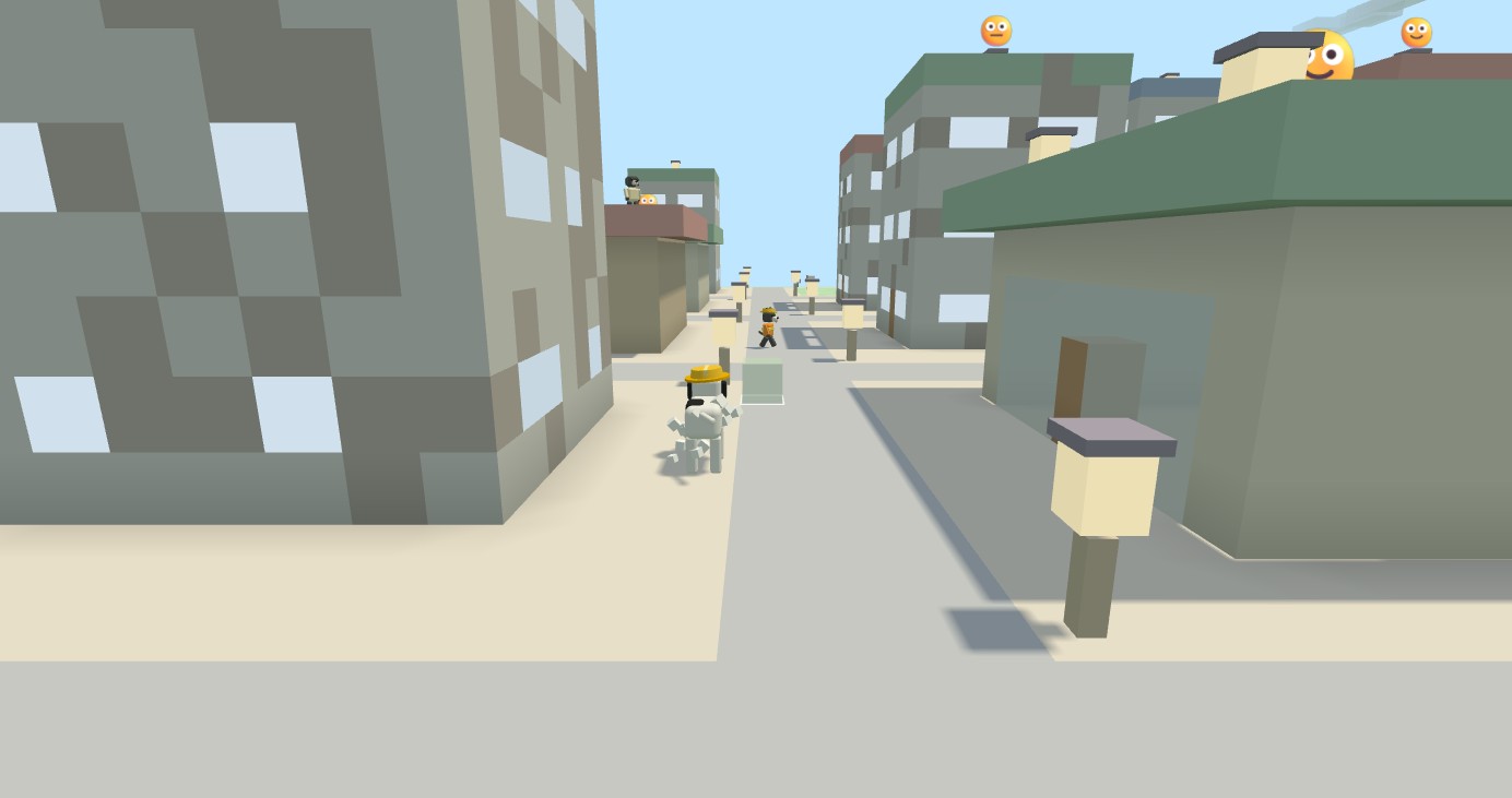 The pastel city